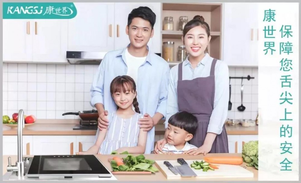 只知道不銹鋼水槽？太out了！現在都選擇康世界這種高顏值智能除農殘的水槽了！